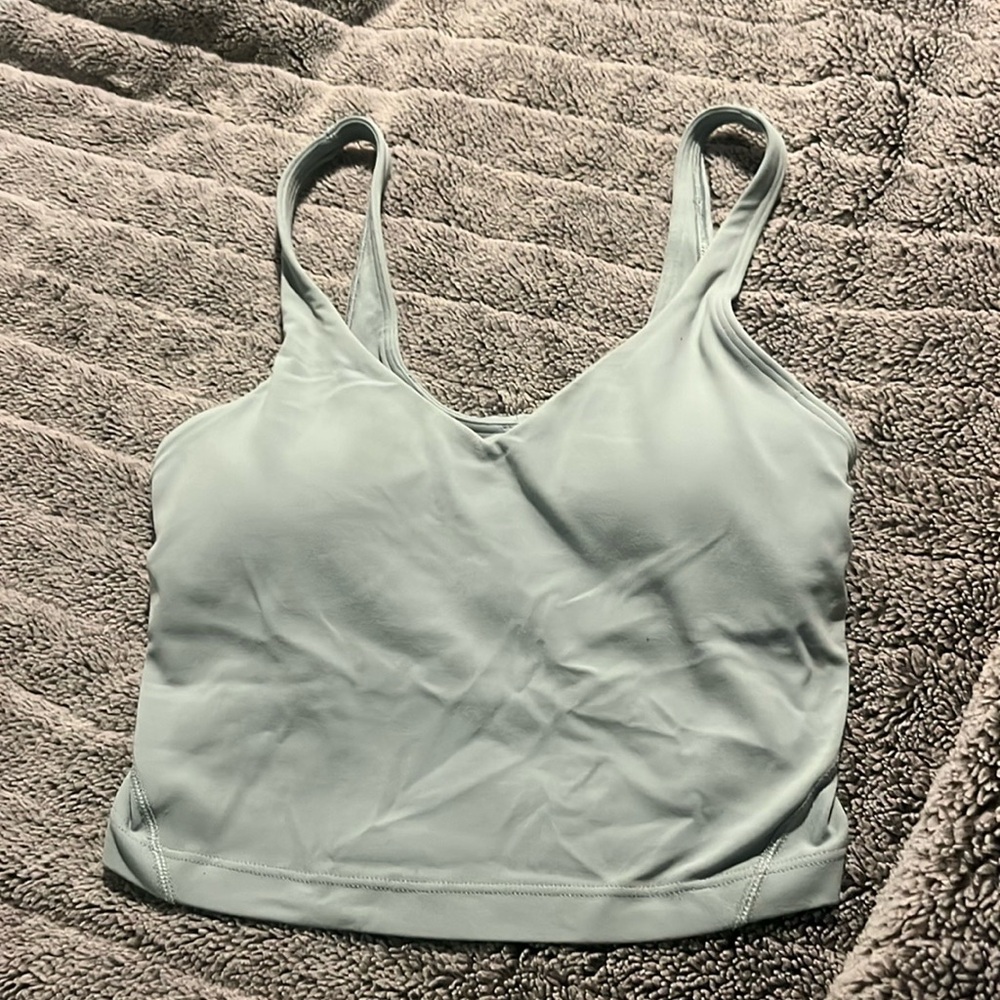 barely worn lululemon cropped align tank.